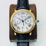 GZF Replica Cartier Rotonde de Cartier 40MM Chronograph Watch Yellow Gold